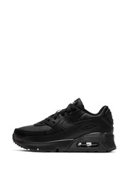 Черный - Nike Air Max 90 Junior Trainers - Image 2 of 8