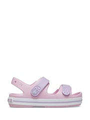 Crocs Pink Toddler Crocband Sandals - Image 1 of 6