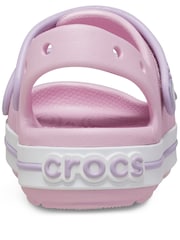 Crocs Pink Toddler Crocband Sandals - Image 2 of 6