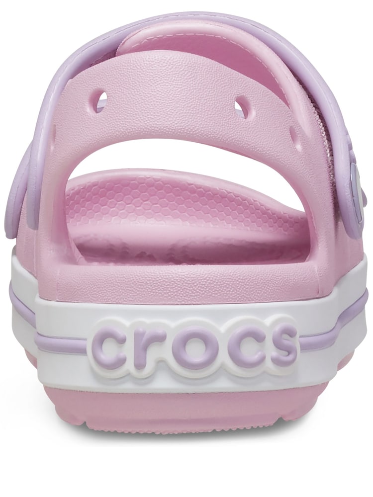 Crocs Pink Toddler Crocband Sandals - Image 2 of 6