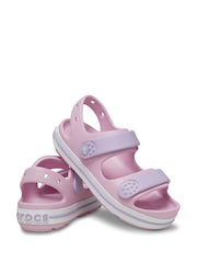 Crocs Pink Toddler Crocband Sandals - Image 6 of 6