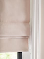 Pink/White Ready Made Blackout Roman Blind Stripe - Image 4 of 8