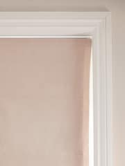 Pink/White Ready Made Blackout Roman Blind Stripe - Image 7 of 8