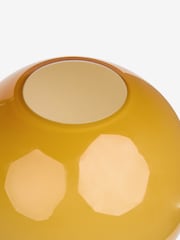 Jasper Conran London Ochre Yellow Sphere Glass Flower Vase - Image 3 of 4