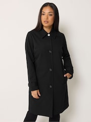 M&Co Black Petite Button Single Breasted Lined Jacket - Image 1 of 6