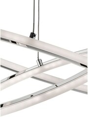Searchlight Chrome Acacia Chrome  Frosted Acrylic 2Lt LED Ceiling Light - Image 3 of 3