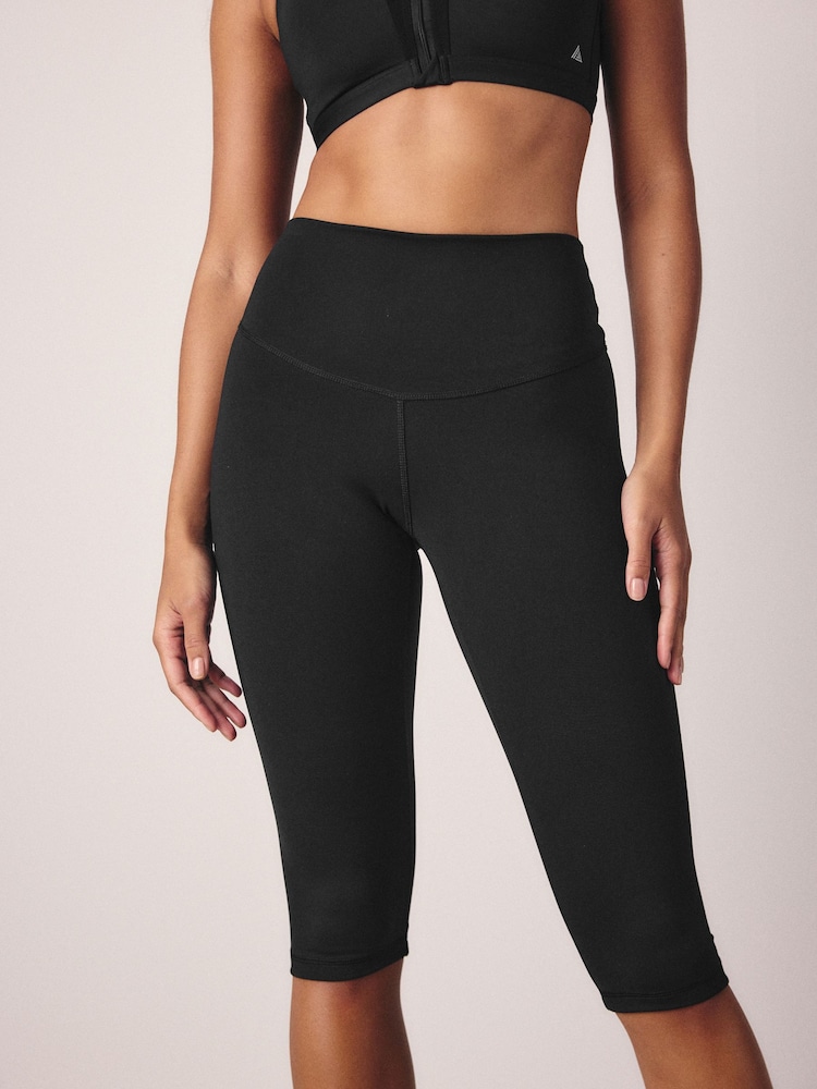 Zwart - Vormgevende halflange Dry Tech legging met hoge taille en buikcorrectie - Image 5 of 7