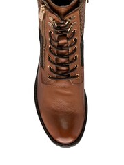 Lotus Light Brown Leather Zip-Up Ankle Boots - Image 4 of 4
