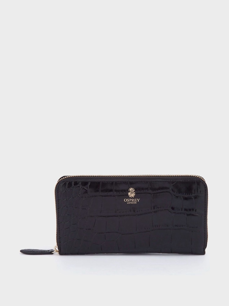 OSPREY LONDON Wentworth Italian Leather Large Zip Purse - Image 2 of 5