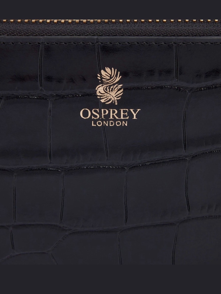 OSPREY LONDON Wentworth Italian Leather Large Zip Purse - Image 5 of 5