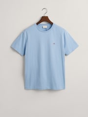 Capri-Blau - GANT – T-Shirt mit 100 % Baumwolle und Shield-Logo - Bild 5 von 5