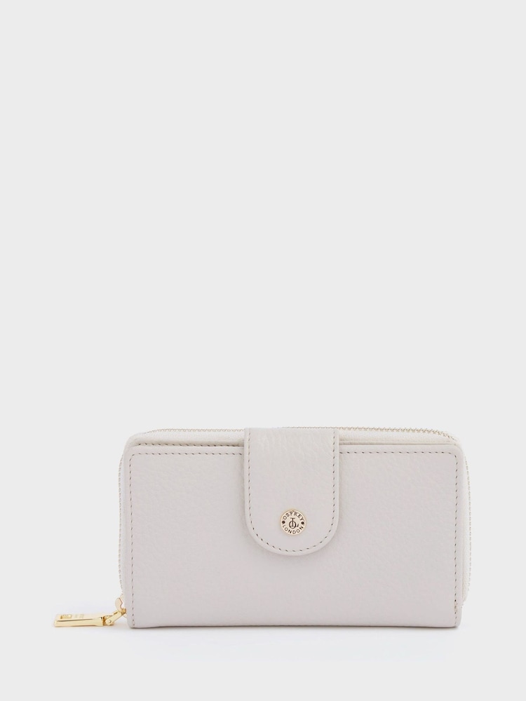 OSPREY LONDON Carla Leather RFID Zip-Round Purse - Image 1 of 5