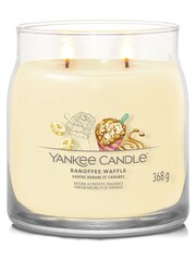Yankee Candle Signature Medium Jar Scented Candle Banoffee Waffle - Image 3 of 3