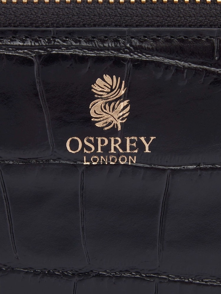 OSPREY LONDON Wentworth Italian Leather Medium Zip Purse - Image 6 of 6