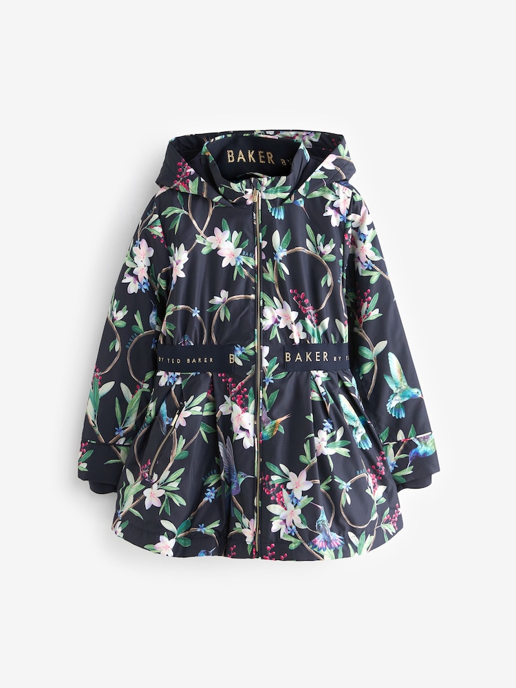 Baker by Ted Baker Shower Resistant Floral Rain Coat - Image 10 of 14