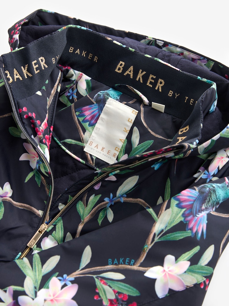 Baker by Ted Baker Shower Resistant Floral Rain Coat - Image 14 of 14