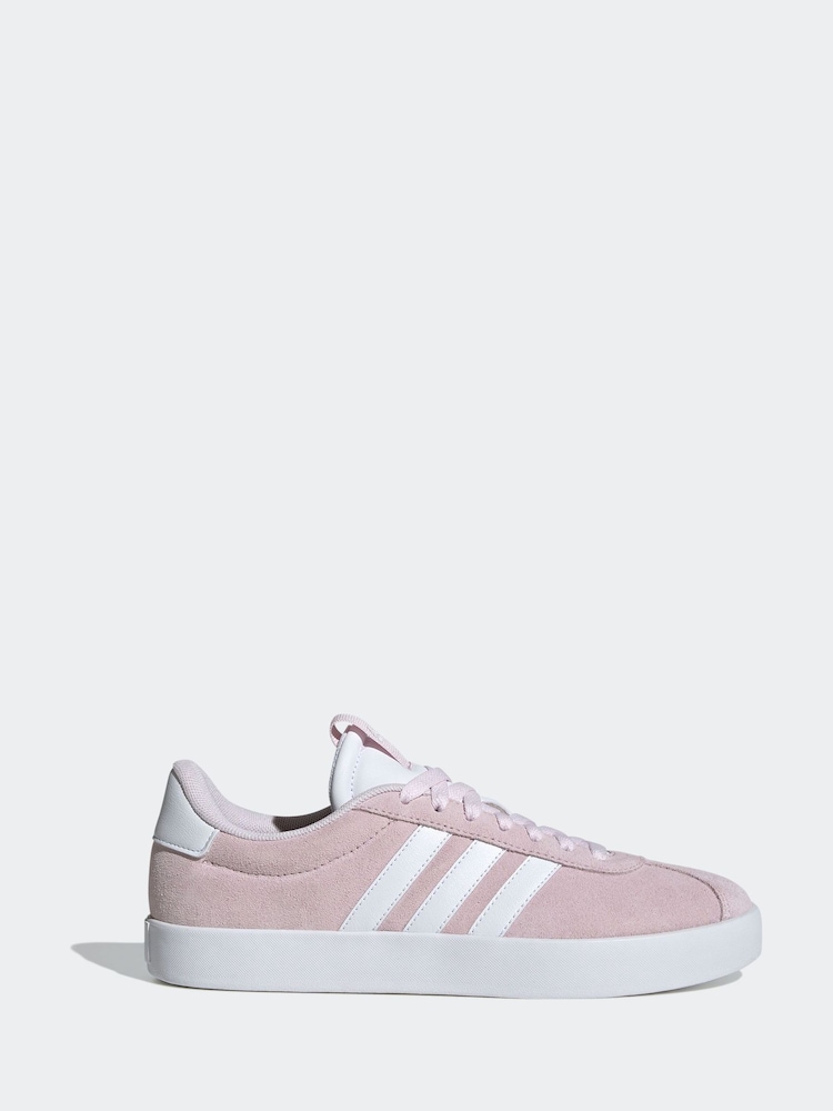 adidas Pink VL Court 3.0 Trainers - Image 1 of 8