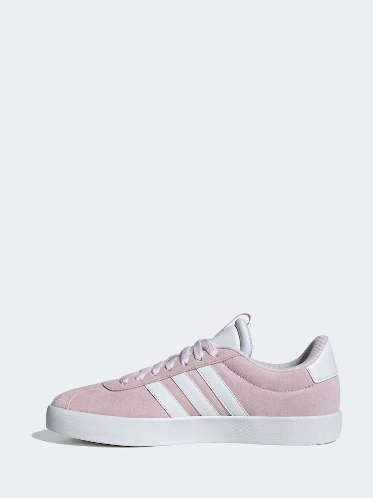 adidas Pink VL Court 3.0 Trainers - Image 2 of 8