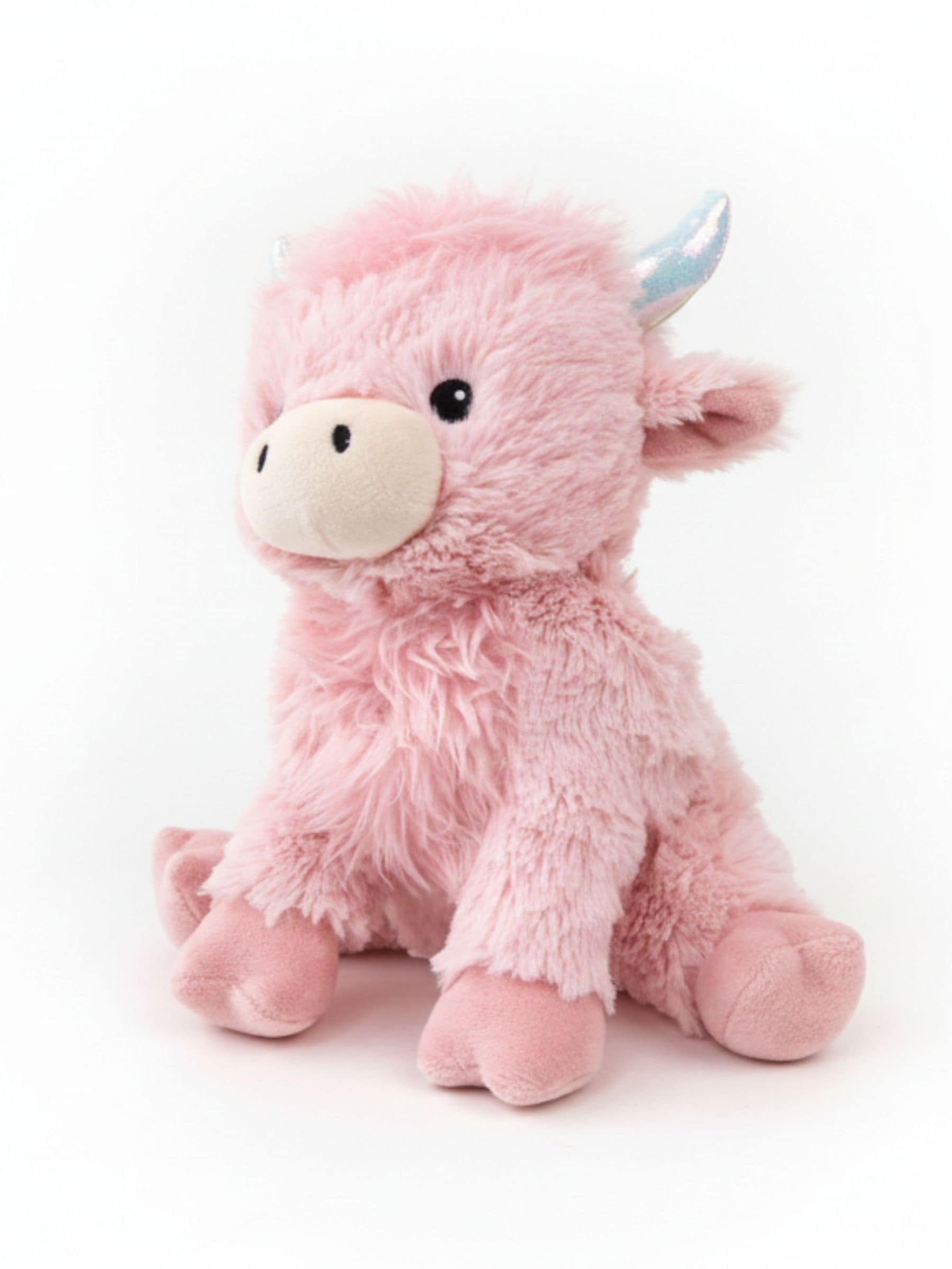 Warmies Unisex Lavender Highland Cow Fully Heatable Soft Toy - Image 1