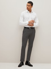 Gris de charbon de bois - Slim Fit (Slim Fit) - Pantalon de costume - Image 2 of 8