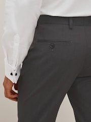 Gris de charbon de bois - Slim Fit (Slim Fit) - Pantalon de costume - Image 5 of 8