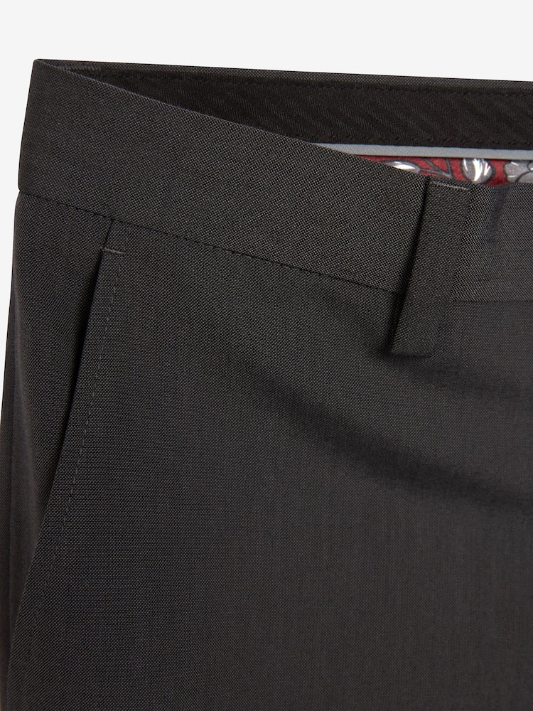Gris de charbon de bois - Slim Fit (Slim Fit) - Pantalon de costume - Image 7 of 8