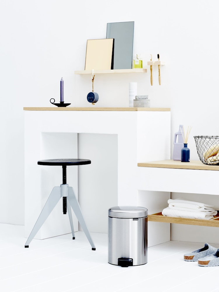 Brabantia Matt Steel Fingerprint Proof NewIcon 5L Pedal Bin - Image 1 of 5