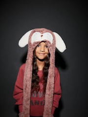 Pink Hat Scarf (3-13yrs) - Image 3 of 5