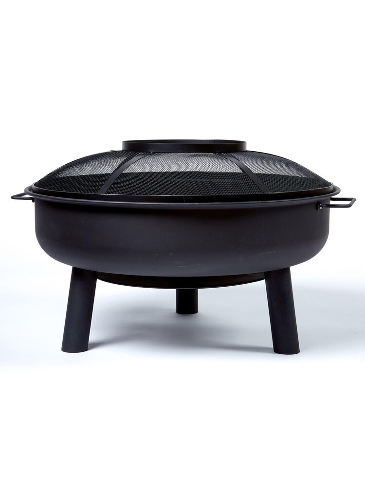 Premier Decorations Ltd Black Garden Metal Fire Pit - Image 1 of 2