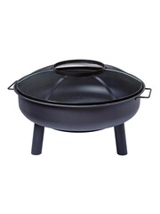 Premier Decorations Ltd Black Garden Metal Fire Pit - Image 2 of 2