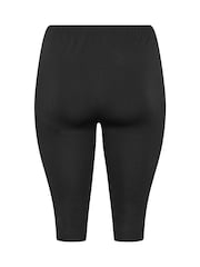 Yours Curve Black Slit Capri Trousers - Image 7 of 7