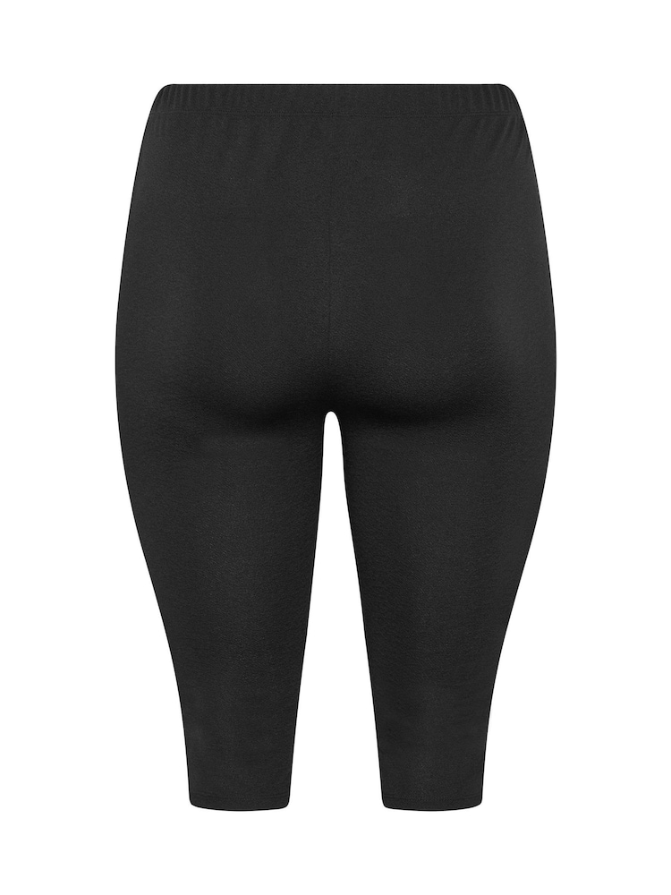 Yours Curve Black Slit Capri Trousers - Image 7 of 7 Yours Curve Black Slit Capri Trousers - Image 7 of 7