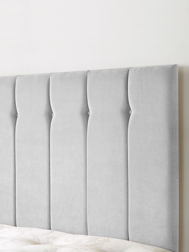 Aspire Furniture Silver Grey Amberley Headboard - Image 1 of 2