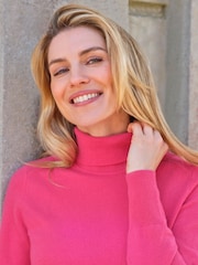 Pure Collection Cashmere Polo Neck Sweater - Image 3 of 3