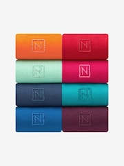 Bright Multi 8 Pack Embroidered Lasting Fresh Socks - Image 1 of 11