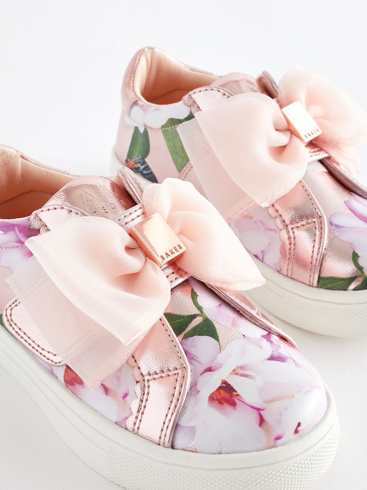 ذهبي وردي - حذاء رياضي للبنات بفيونكة تشكيلة Organza من Baker by Ted Baker - صورة 6 من 6