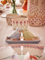 Cath Kidston Blue Budgie Salt & Pepper Shakers - Image 1 of 4