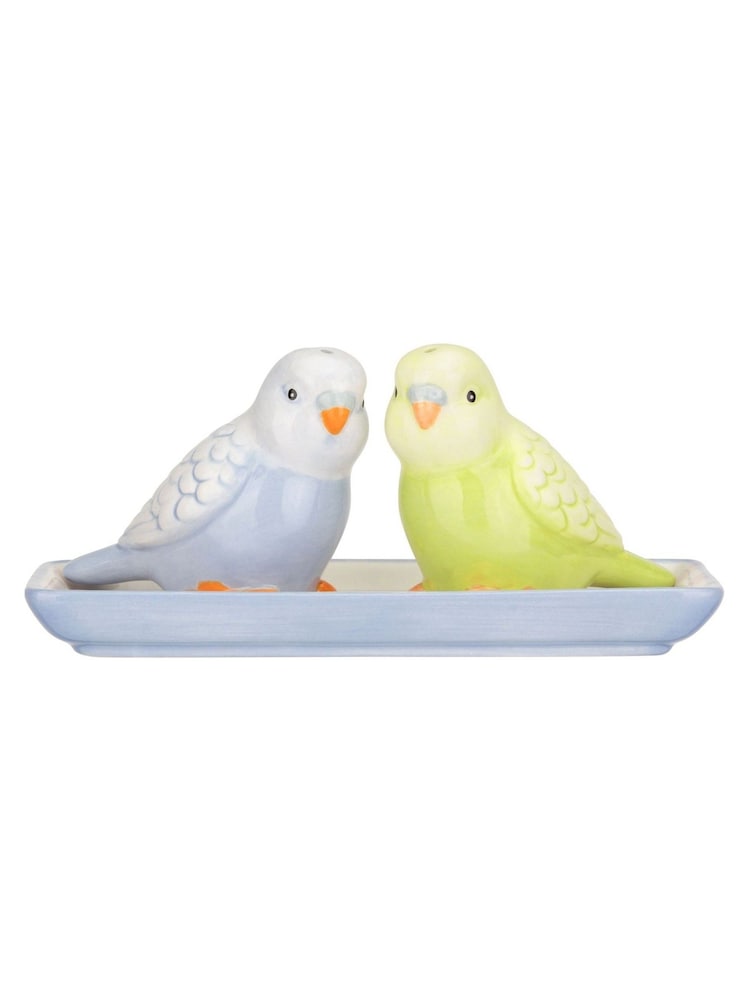 Cath Kidston Blue Budgie Salt & Pepper Shakers - Image 2 of 4