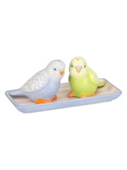 Cath Kidston Blue Budgie Salt & Pepper Shakers - Image 3 of 4