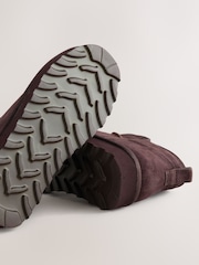 Daim marron chocolat - Bottes en fausse fourrure hydrofuge - Image 4 de 5