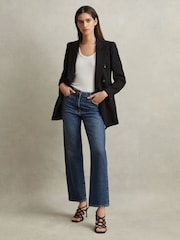 Reiss Black Keira Strappy Open Toe Heeled Sandals - Image 2 of 5