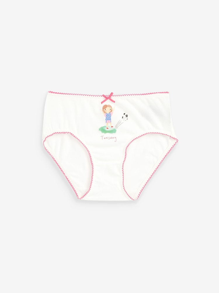 White Days Of The Week Briefs 7 Pack (1.5-12yrs) - Image 5 of 10
