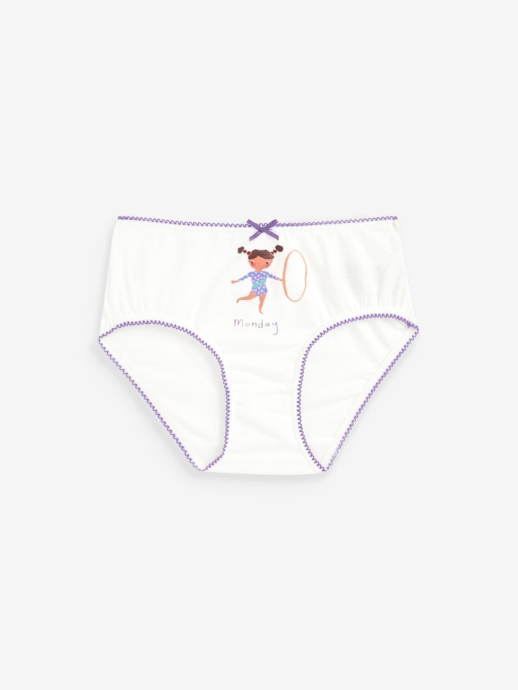 White Days Of The Week Briefs 7 Pack (1.5-12yrs) - Image 6 of 10
