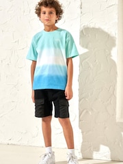 Angel & Rocket 100% Cotton Brad Ombre Tie Dye T-Shirt - Image 1 of 5
