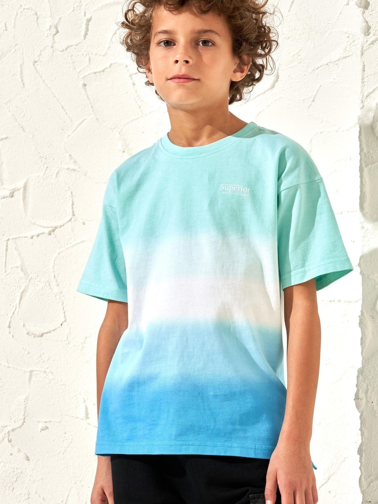 Angel & Rocket 100% Cotton Brad Ombre Tie Dye T-Shirt - Image 2 of 5