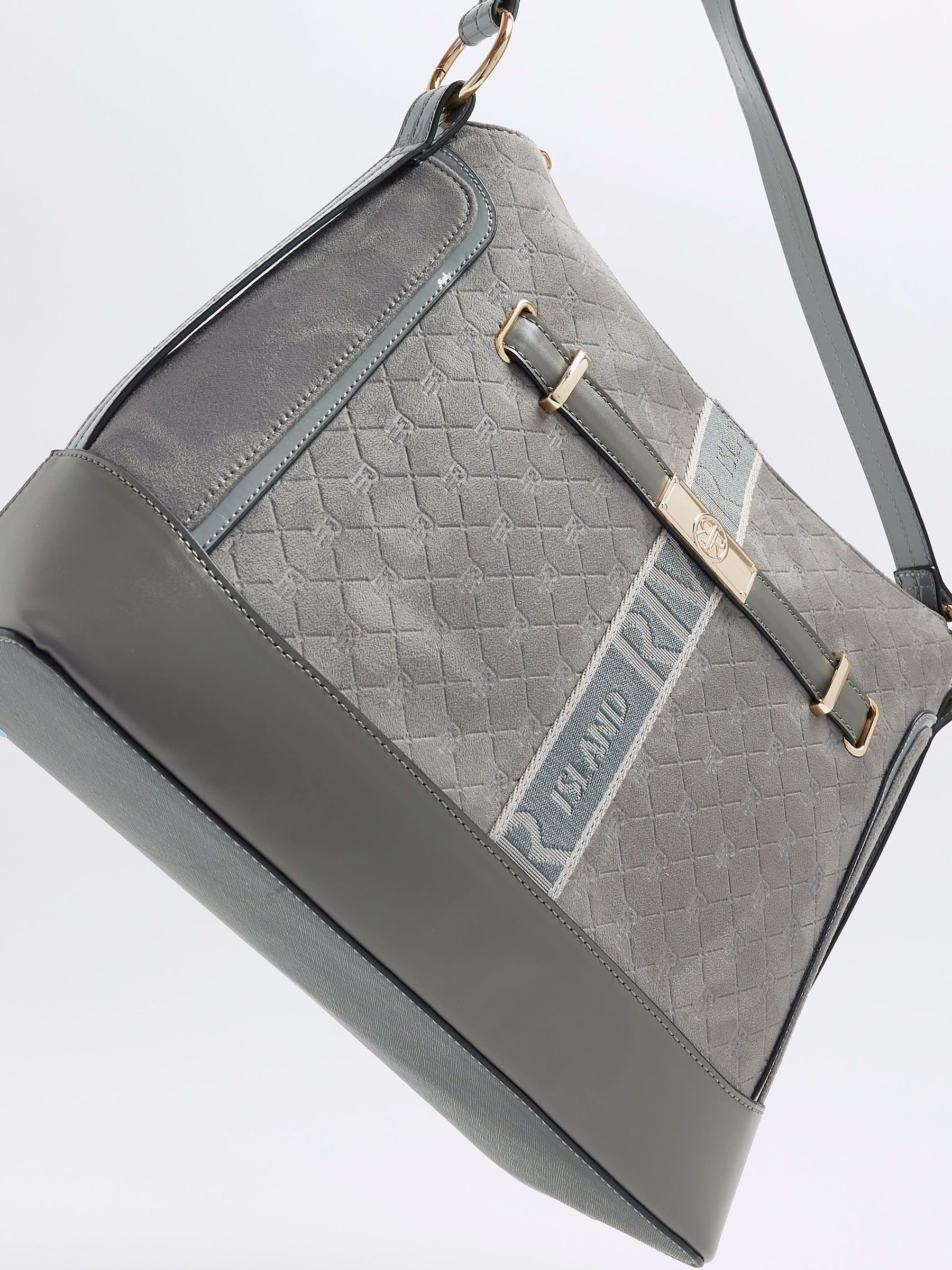 River island grey slouch bag new arrivals