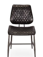 Design Décor Tarnished Black Set of 2 Carson Dining Chairs - Image 2 of 5