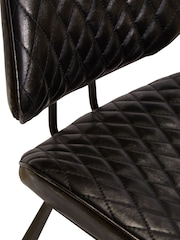 Design Décor Tarnished Black Set of 2 Carson Dining Chairs - Image 5 of 5