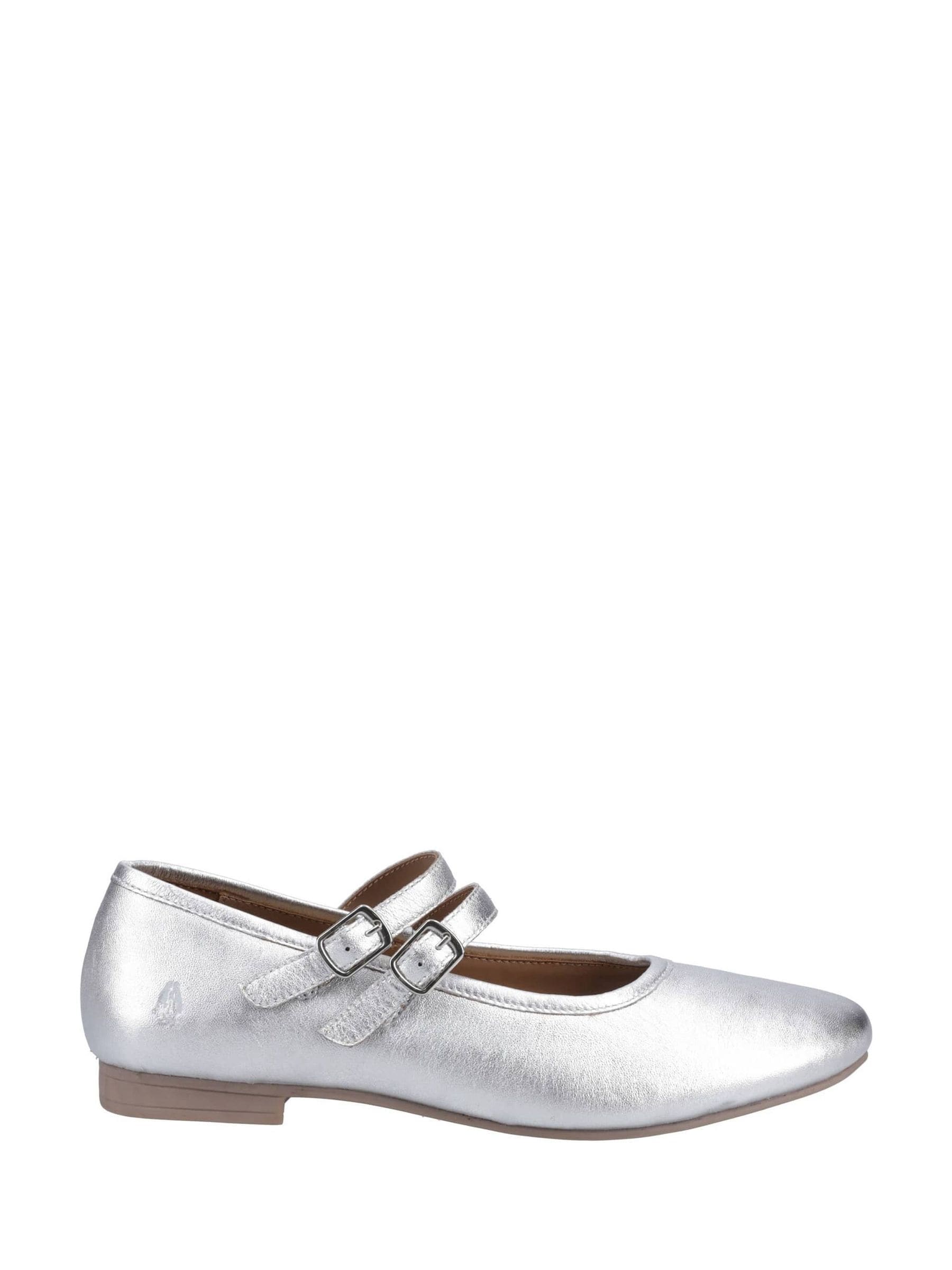 Hush Puppies Women's Silver Nancy Mary Jane Ballet Shoes