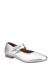Hush Puppies Silver Nancy Mary Jane Ballet Shoes - Image 2 of 4
